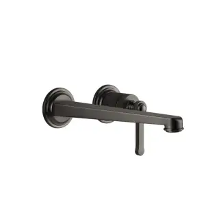 Gessi Venti20 Смеситель для раковины встраиваемый, без вн. части, цвет: black metal brushed PVD 65088#707