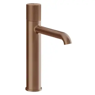 Gessi Habito Смеситель для раковины высокий, без д/к, высота излива 17,4см, цвет: copper brushed PVD 70506#708