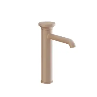 Gessi Origini Смеситель для раковины высокий, без д/к, высота излива 17,4 см, цвет: matte cipria 66006#275