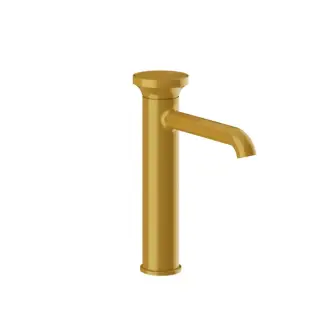 Gessi Origini Смеситель для раковины высокий, без д/к, высота излива 17,4 см, цвет: glossy ocra 66006#277