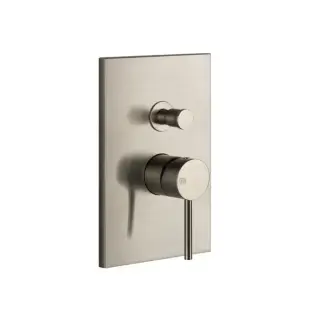 Gessi Via Tortona Смеситель для душа 2 потребителя, встр., внешняя часть, цвет: finox brushed nickel 44664#149