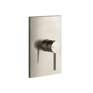Gessi Via Tortona Смеситель для душа на 1 потребитель, встр., внеш. часть, цвет:finox brushed nickel 44662#149