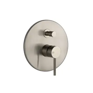 Gessi Via Tortona Смеситель для душа 2 потребителя, встр., внешняя часть, цвет: finox brushed nickel 44667#149