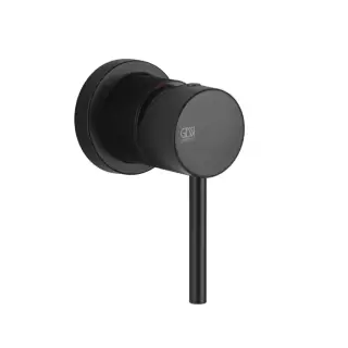 Gessi Via Tortona Смеситель для душа на 1 потребитель, встраиваемый, внешняя часть, цвет:matte black 19712#299