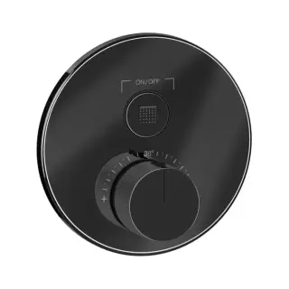 Gessi Hi-Fi Смеситель для душа термостатический на 1 потребитель, встраиваемый, цвет:black metal PVD 38711#706