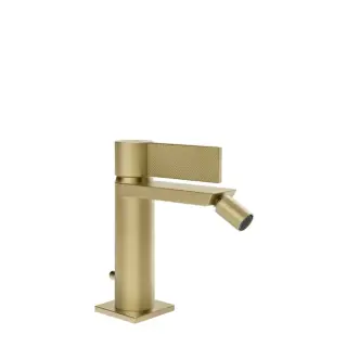 Gessi Inverso Diamantato Смеситель для биде, с д/к, длина излива 11,8 см, цвет: brushed brass PVD 73607#727