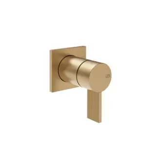 Gessi Inverso Rigato Смеситель для душа на 1 потребитель, встраиваемый, цвет:warm bronze brushed PVD 73519#726