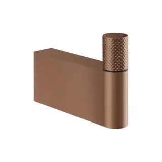 Gessi Habito Diamantato Крючок для полотенец одинарный, подвесной, цвет: copper brushed PVD 70623#708