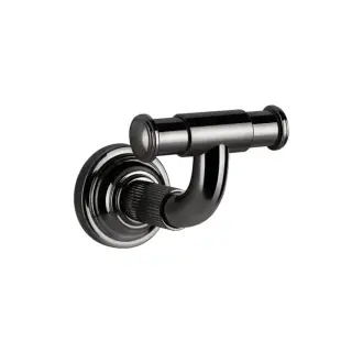 Gessi Venti20 Крючок для полотенец двойной, подвесной, цвет: black metal PVD 65521#706