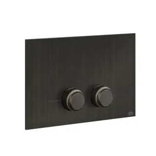 Gessi Venti20 Кнопка смыва для унитаза, 2 режима, латунь, цвет: aged bronze 54651#187