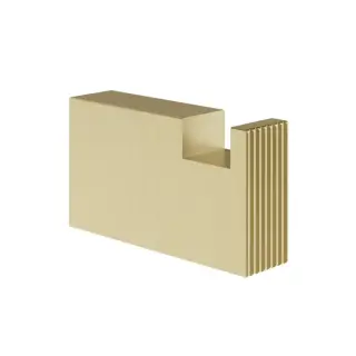 Gessi Inverso Rigato Крючок для полотенец одинарный, подвесной, цвет: brushed brass PVD 73521#727
