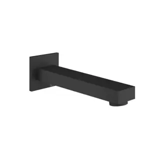Gessi Inverso Rigato Излив настенный для ванны 18 см, цвет: matte black 73103#299