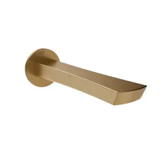 Gessi Ventaglio Излив настенный для ванны 20,1 см, цвет: warm bronze brushed PVD 72103#726