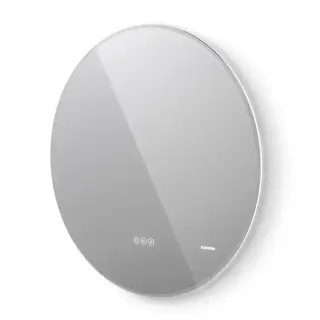 Decor Walther Reflect Зеркало подвесное круглое с подсветкой d70 см, цвет: хром 0124800