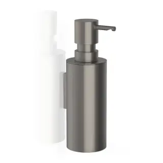 Decor Walther Mikado WSP Дозатор для мыла, подвесной, нержавеющая сталь, цвет: dark metal matt pvd 0521159