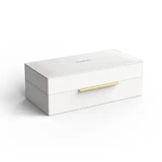 Decor Walther Brownie Box S Универсальная коробка 27х14х9,5h см, искусст. кожа, цвет: белый матовый 0939750