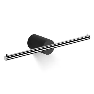Decor Walther Black Stone TPH2 Держатель туалетной бумаги подвесной открытый, цвет: черный мат/хром 0974964