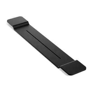 Decor Walther Black Stone WAN Полка на ванну, цвет: черный матовый 0973160