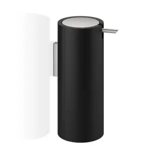 Decor Walther Black Stone WSP Дозатор для мыла, подвесн., с колбой из иск. камня, цвет: нерж. сталь 0972265