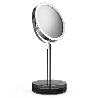 Decor Walther Kristall KSA Косметическое зеркало, 5x увеличение d15 см, цвет: антрацит/хром 0941794