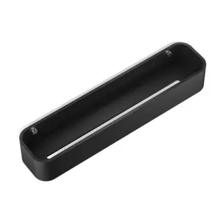 Decor Walther Black Stone Полка из искуственного камня 45x7 см, подвесная, цвет: черный мат/хром 0973964