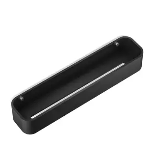 Decor Walther Black Stone DCT45 Полка из искусственного камня 45x7 см, подвесная, цвет: черный/сталь 0973965