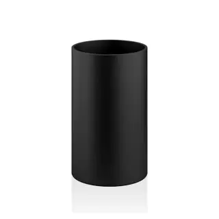 Decor Walther Black Stone BEOD Корзина для бумаги настольная d18,5x30h см, цвет: черный матовый 0973260