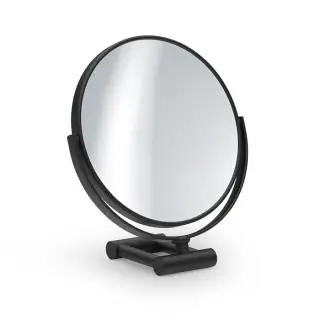 Decor Walther SPT Косметическое зеркало настольное, 10x увеличение d19 см, цвет: черный матовый 0118360