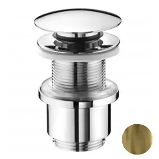 Nicolazzi Scarichi Донный клапан свободного слива 1”1/4, без перелива, цвет: бронза 5553BZ