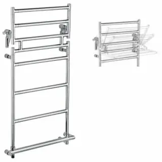 Margaroli Sereno 583/8 Полотенцесушитель электрический с полкой 57х106h с (47,5), цвет: chrome 5834708CRPB