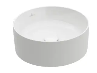 Villeroy & Boch Collaro Раковина чаша d40x14,5h см, без перелива, цвет: альпийский белый CeramicPlus 4A1840R1