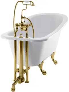 Burlington Трубы подвода воды 7х52h см, цвет: золото глянцевое W6 GOL