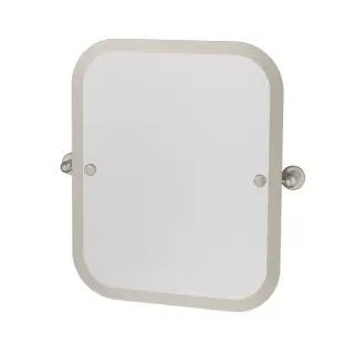 Burlington Зеркало прямоугольное подвесное 59х62h см, цвет: шлифованный никель A40 BNKL