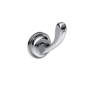 Burlington Guild Крючок для полотенец одинарный, подвесной, цвет: хром глянцевый GU021C