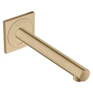 Axor Uno Смеситель для раковины встр., сенсорный, внешняя часть, излив 22,1 см, цвет: шлифов. бронза 45111140