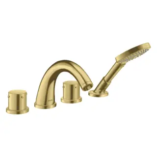 Axor Starck Смеситель на борт ванны с ручным душем, внешняя часть, цвет: шлифованная медь 10451950