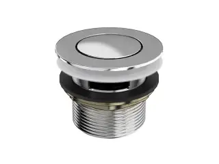 Burlington Clearwater Слив-перелив для ванны Click Clack, цвет: хром глянцевый CW1