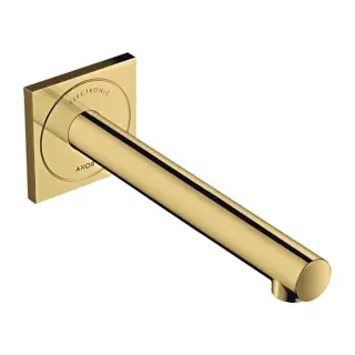 Axor Uno Смеситель для раковины встр, сенсорный, внешняя часть, излив 22,1 см, цвет: полиров. золото 45111990