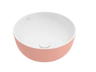 Villeroy & Boch Artis Раковина чаша 43x43x12,5h см, без перелива, TitanGlaze, цвет: Powder матовый 417943BCT0