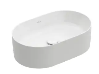 Villeroy & Boch Collaro Раковина чаша 56x36x14,5h см, без перелива, цвет: Альпийский белый глянцевый 4A195601
