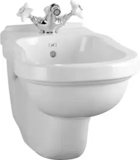 Devon&Devon Blues Биде подвесное 55х34.0 см, с 1 отверстиями под смеситель, цвет белый IBBID1FSBLUES