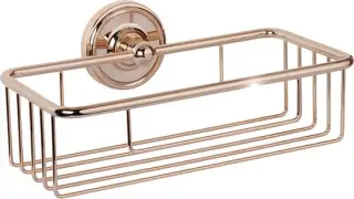 TW Bristol 527 Подвесная полочка-решетка прямоугольная 24х14хh7 см, цвет: золото TWBR527oro