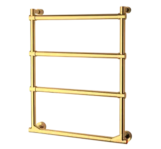 Margaroli Sole 512 Полотенцесушитель электрический 53х64h (int 47), выключатель справа, цвет: gold 5124704GOB