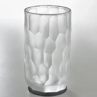 3SC Nest Стакан настольный, цвет: прозрачный хрусталь/никель черный матовый