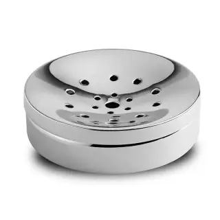 3SC Metal Tonda Мыльница настольная, цвет: хром