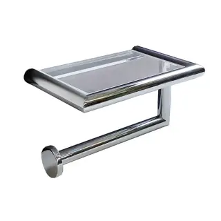 3SC Guy Держатель т/б с полочкой, подвесной, цвет: хром