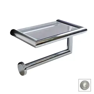 3SC Guy&Guy Держатель т/б с полочкой, подвесной, цвет: никель сатинированный матовый