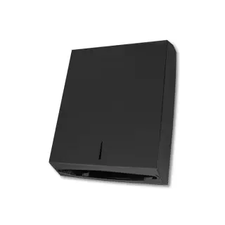 3SC Hotel Контейнер для бумажных полотенец, настенный, цвет: черный матовый