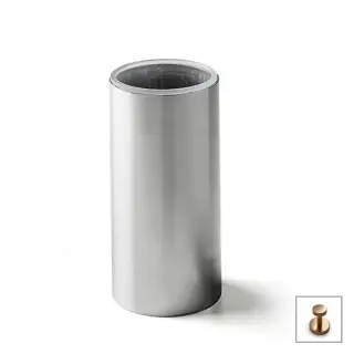 3SC Metal Tonda Стакан настольный, цвет: Warm Brushed Bronze PVD