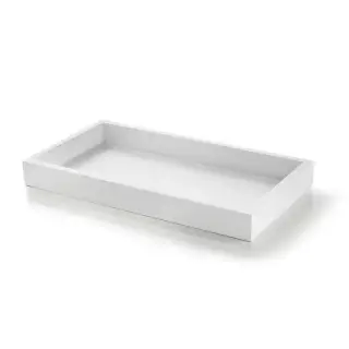 3SC Bemood White Поднос 27.5х15х4см., настольный, цвет: белый
